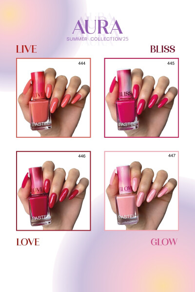 Pastel 2025 Summer Collection Aura 14 lü Oje Set - 4