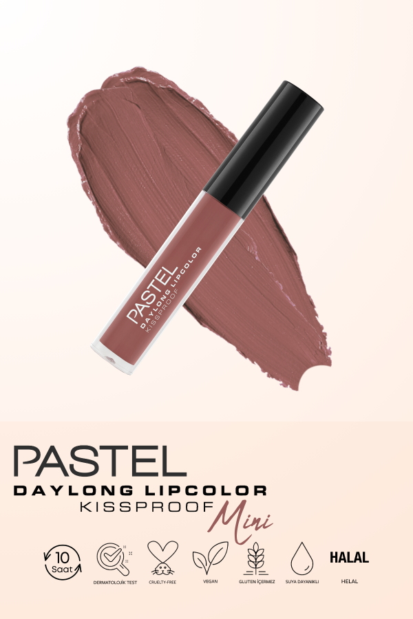 Pastel Daylong Lipcolor Kissproof - Mini Likit Mat Ruj 20 - 5