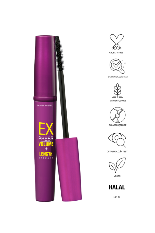 Pastel Express Volume + Length Mascara - Maskara - 4