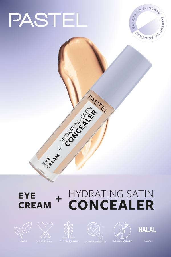 Pastel Eye Cream + Hydrating Satin Concealer 64 - Göz kremi + Göz Altı Kapatıcısı Medium Light - 9