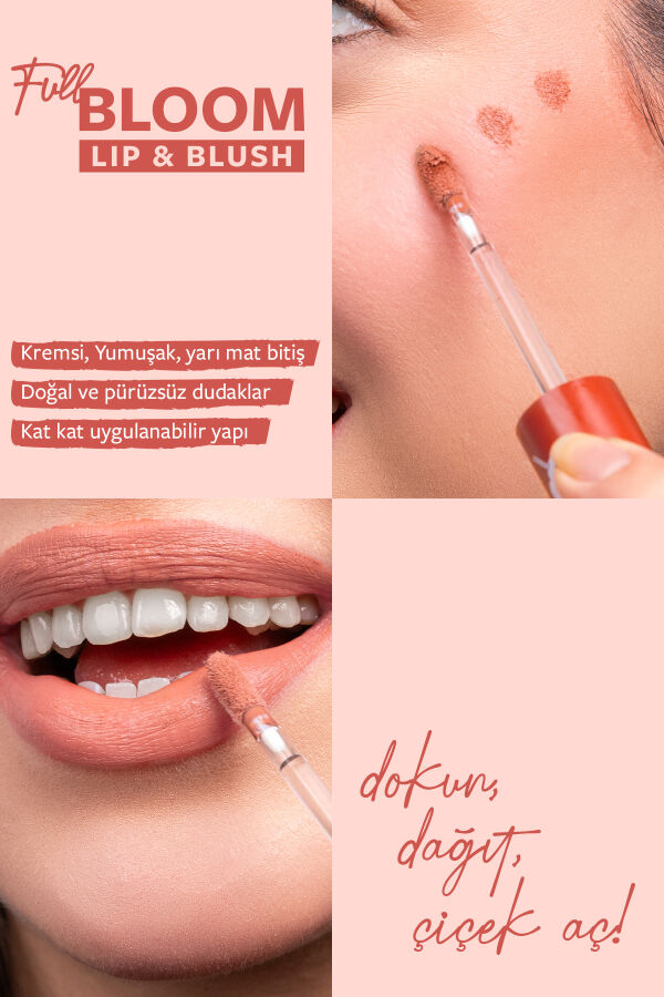 Pastel Full Bloom Lip & Blush No:72 Groovy - 4.3 ml - 2