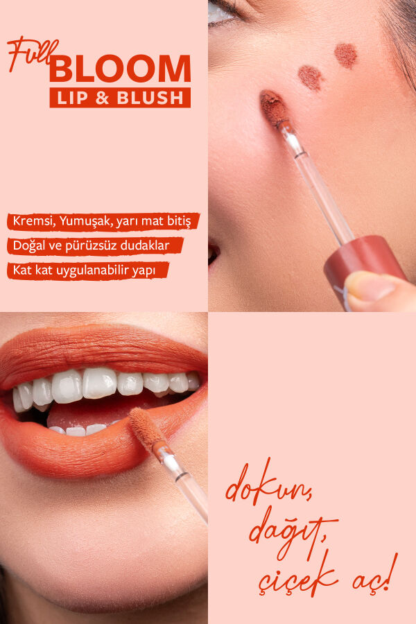 Pastel Full Bloom Lip & Blush No:79 Rhythm - 4.8 ml - 2