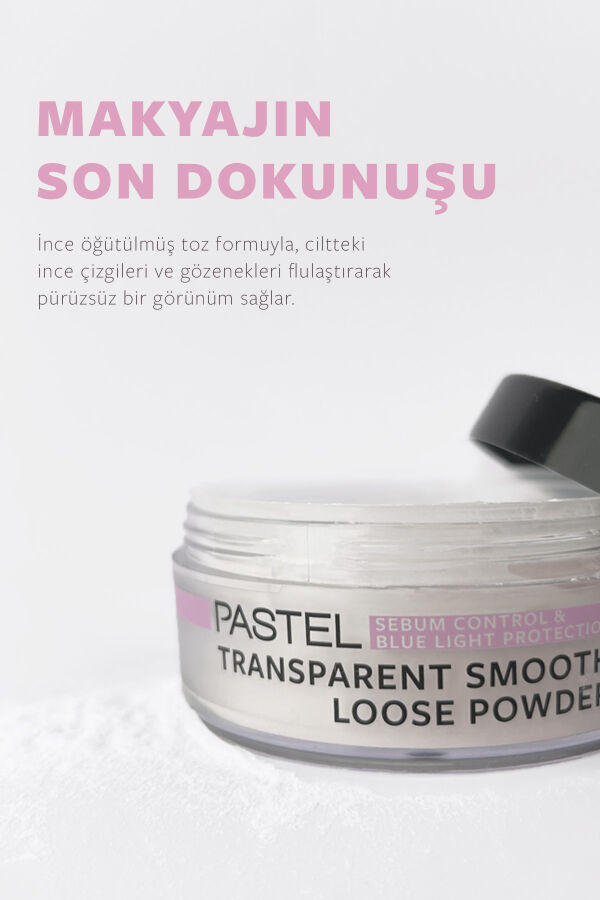 PASTEL Transparent Smooth Loose Powder - 100 Transparent White - 2