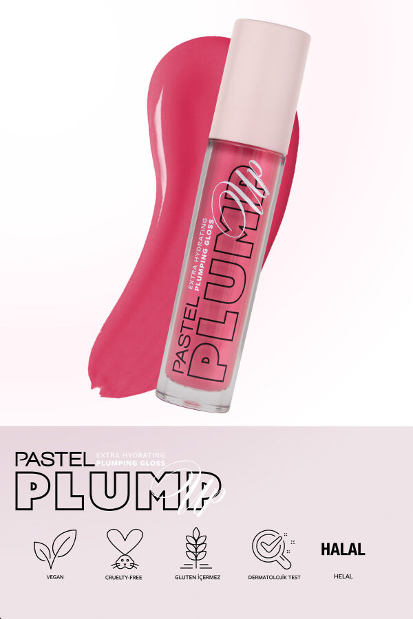 Pastel Plump Up Extra Hydrating Plumping Gloss - Dolgunlaştıran Dudak Parlatıcısı 211 Pink Petal - 4