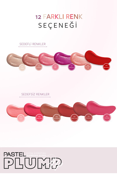 Pastel Plump Up Extra Hydrating Plumping Gloss - Dolgunlaştıran Dudak Parlatıcısı 212 Rosewood - 6