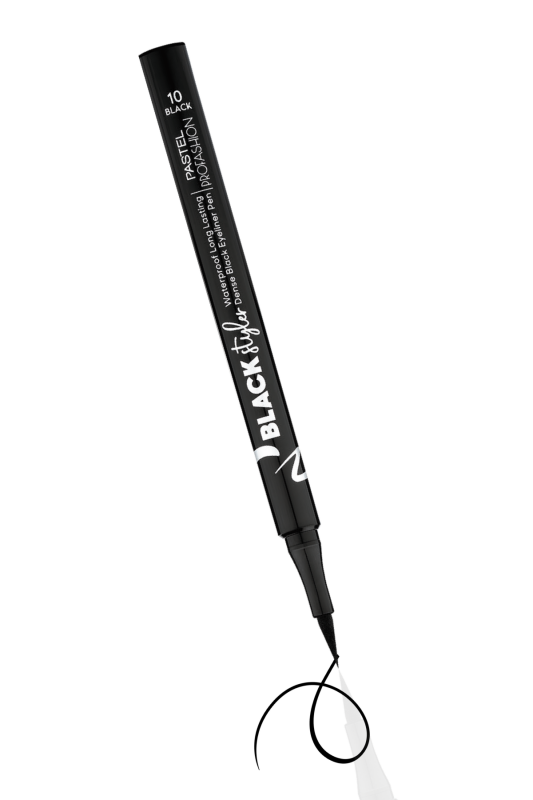 Pastel Black Styler Waterproof Eyeliner Pen - Eyeliner Kalemi 10 Black - 2