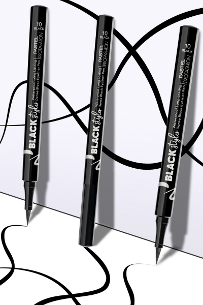 Pastel Black Styler Waterproof Eyeliner Pen - Eyeliner Kalemi 10 Black - 3