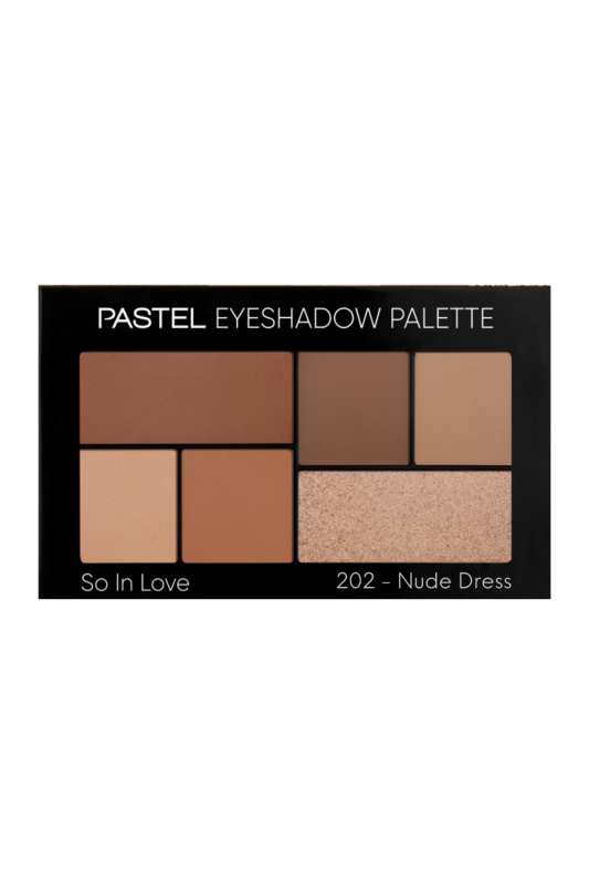 Pastel Eyeshadow Palette So In Love - Far Paleti 202 Nude Dress - 1