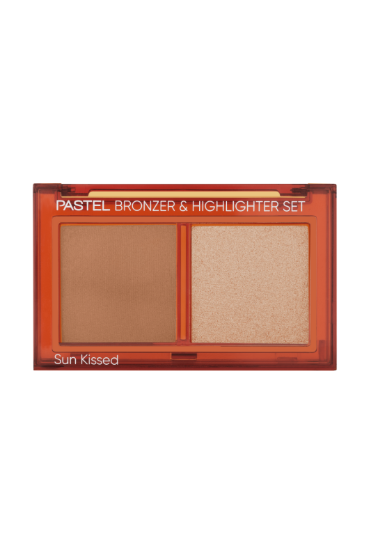 Pastel Bronzer&Highlighter Set Sun Kissed - Bronzlaştırıcı Ve Aydınlatıcı 01 Natural Bronze & Soft Glow - 1