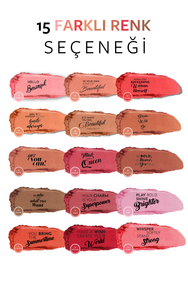 Pastel Cream Blush - Krem Allık 43 Scarlett - 6