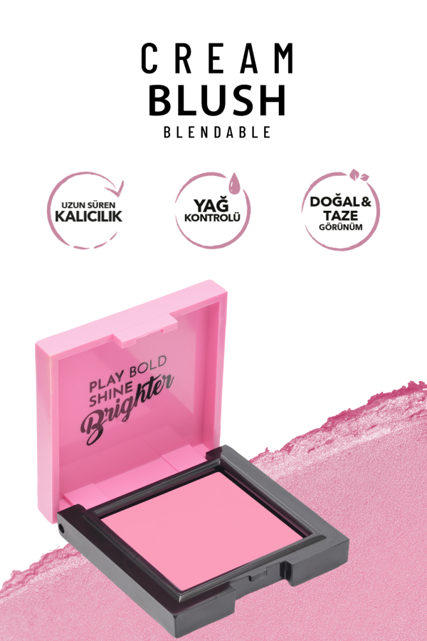 Pastel Profashion Cream Blush - Krem Allık 52 Brighter - 3