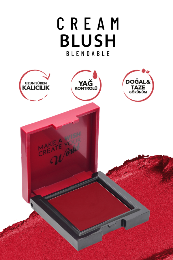 Pastel Profashion Cream Blush - Krem Allık 54 World - 3