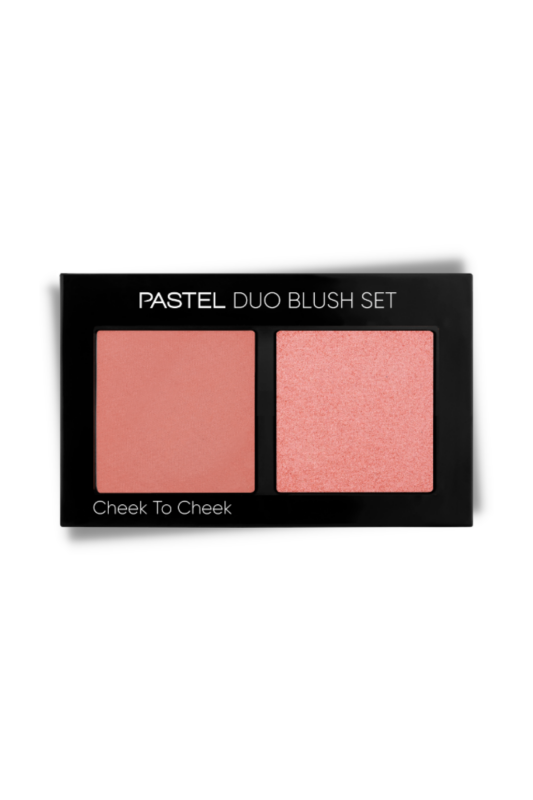 Pastel Duo Blush Set Cheek To Cheek - İkili Allık Seti 10 Hot Pink - 1