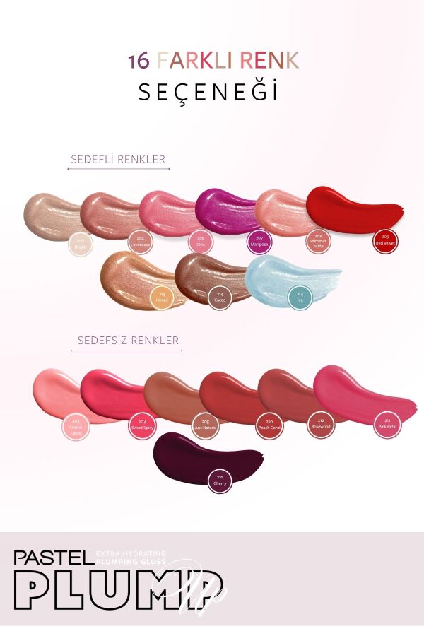 Pastel Plump Up 210 Peach Coral Extra Hydrating Plumping Gloss - Dolgunlaştıran Dudak Parlatıcısı - 6