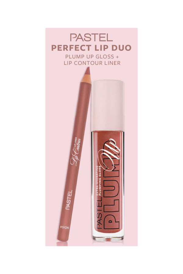 Pastel Plumping Gloss 202 + Pastel Lip Contour Lip Liner 54 - 3