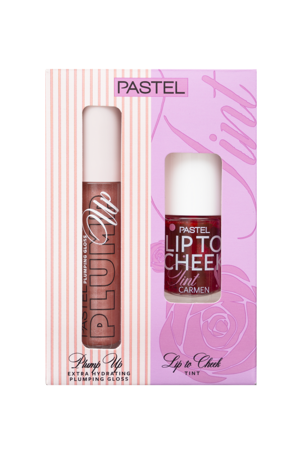 PASTEL PROFASHION PLUMPING GLOSS 202 + PASTEL LIP TO CHEEK TINT CARMEN