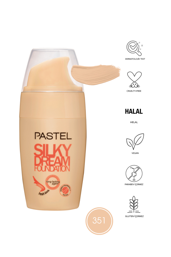 Pastel Silky Dream Foundation - Fondöten 351 - 3