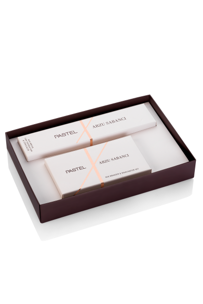 Pastel x Arzu Sabancı Duo Bronzer & Highlighter + Large Duo Brush | Bronz & Aydınlık Ten Makyajı Seti - Pastel