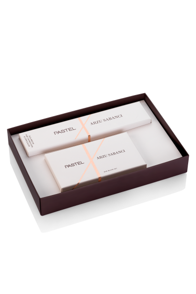 Pastel x Arzu Sabancı Large Duo Brush + Duo Allık Seti | Allık & Çift Taraflı Fırça Seti