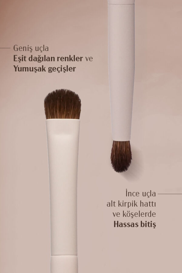 Pastel X Arzu Sabancı Small Duo Brush for Eyeshadow - 3