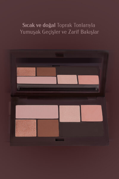 Pastel x Arzu Sabancı Small Duo Brush + Eyeshadow 62 Far Seti | Far & Çift Taraflı Fırça Seti - Pastel (1)