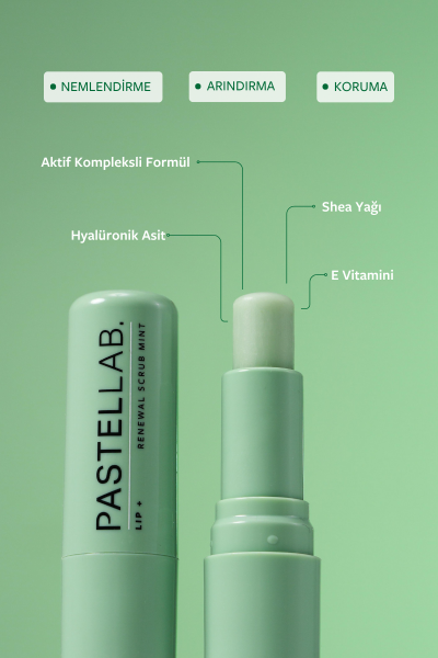 Pastellab. Lip Renewal Fresh Mint Scrub - Yenileyici Dudak Bakım Scrub - 4
