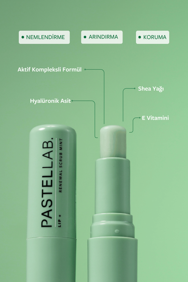 Pastellab. Lip Renewal Fresh Mint Scrub - Yenileyici Dudak Bakım Scrub - 4