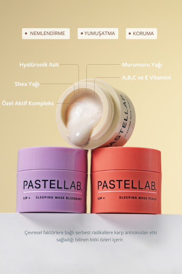 Pastellab. Lip Sleeping Mask - Dudak Bakım Maskesi Vanilla - 4