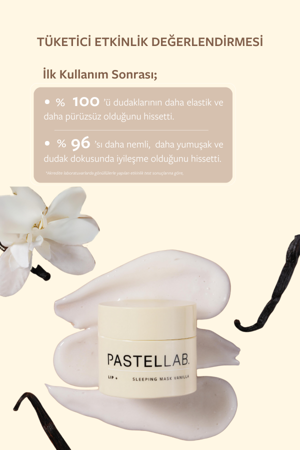 Pastellab. Lip Sleeping Mask - Dudak Bakım Maskesi Vanilla - 5