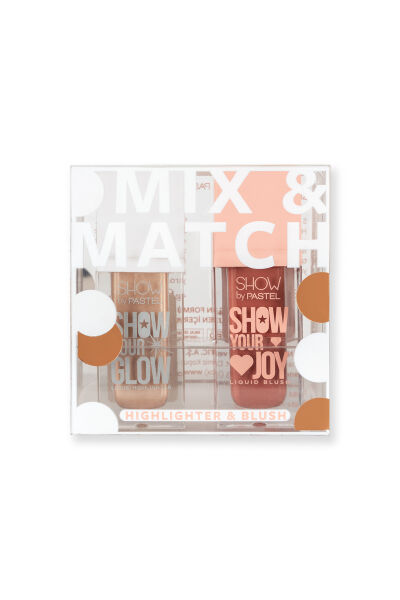 Show By Pastel Mix & Match Glow Liquid Highlighter 72 & Joy Liquid Blush 53