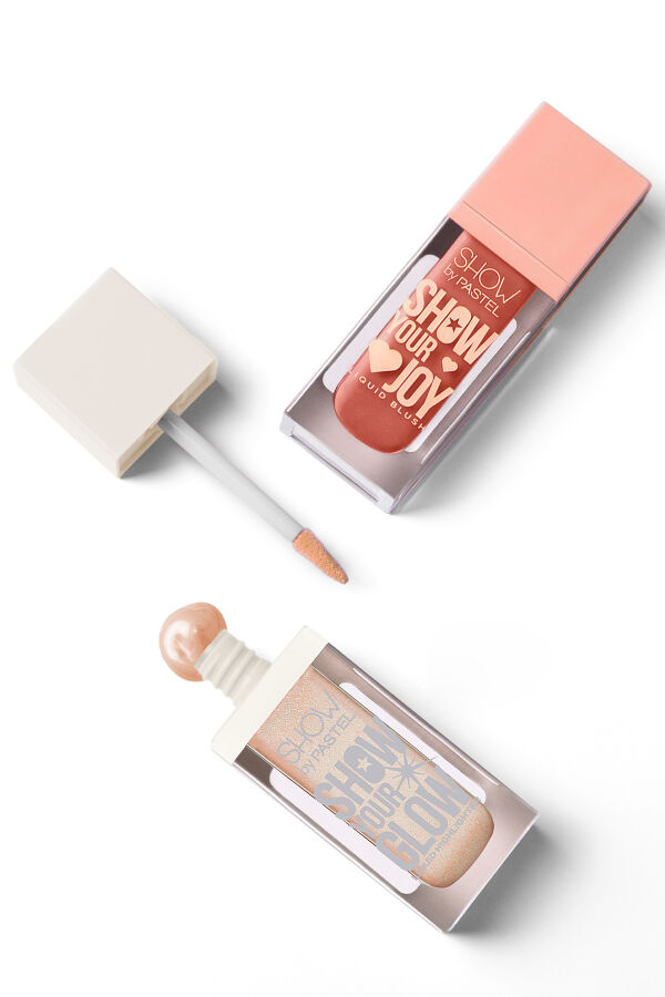 Show By Pastel Mix & Match Glow Liquid Highlighter 72 & Joy Liquid Blush 53 - 6