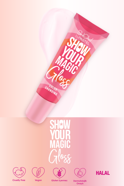 Show By Pastel Show Your Magic Gloss Color Changing - Renk Değiştiren Dudak Parlatıcısı - 9