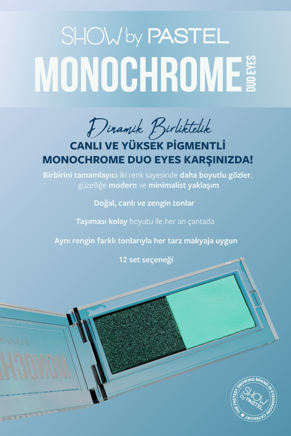 Show By Pastel Monochrome Duo Eyes - İkili Far Paleti 22 Mocha Latte - 4