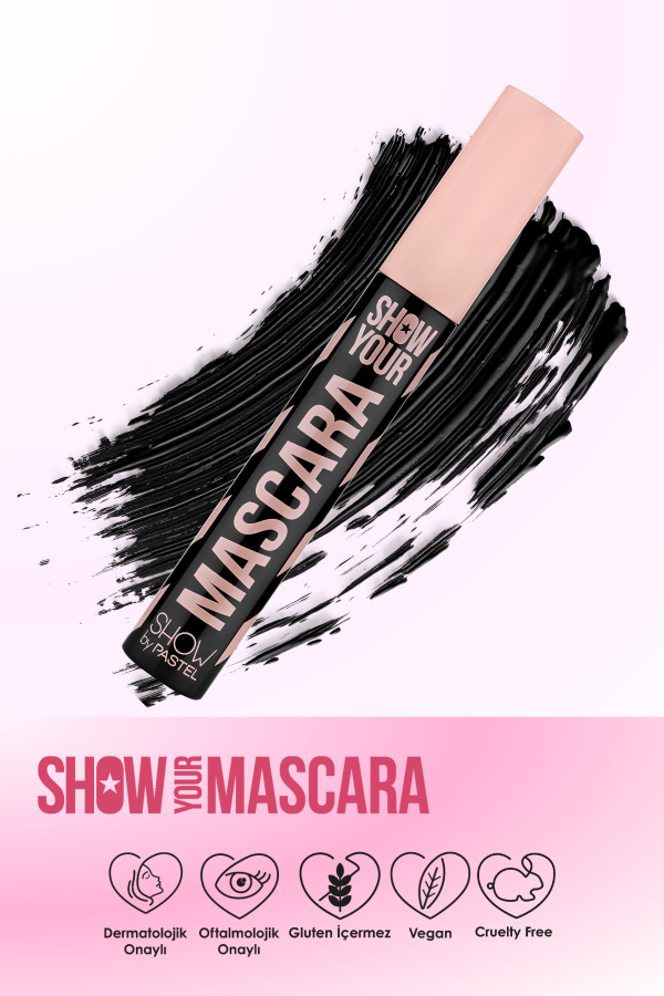 Show By Pastel Show Your Mascara & Show Your Peace - Transparan Kaş ve Kirpik Maskarası - 7
