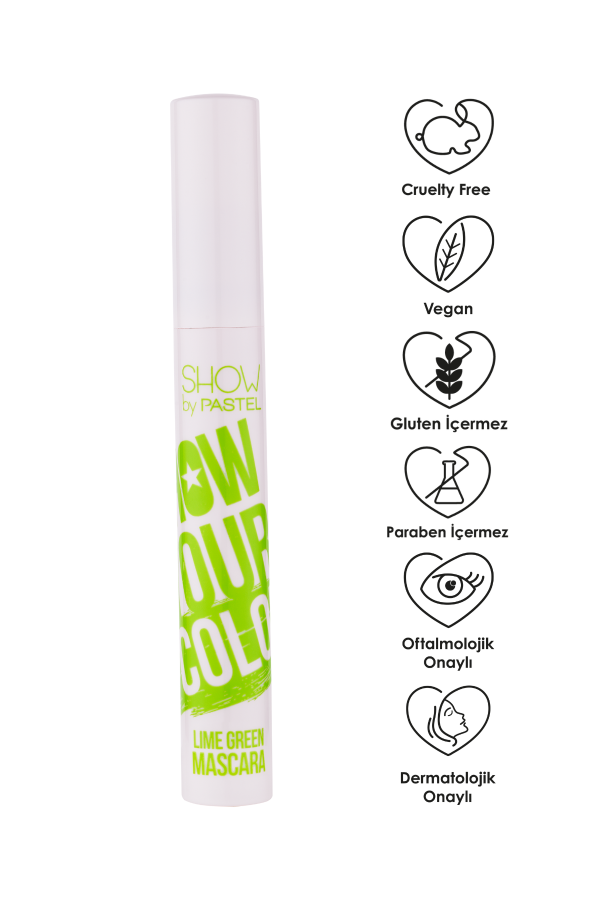 Show By Pastel Show Your Color Mascara - Maskara 12 Lime Green - 4