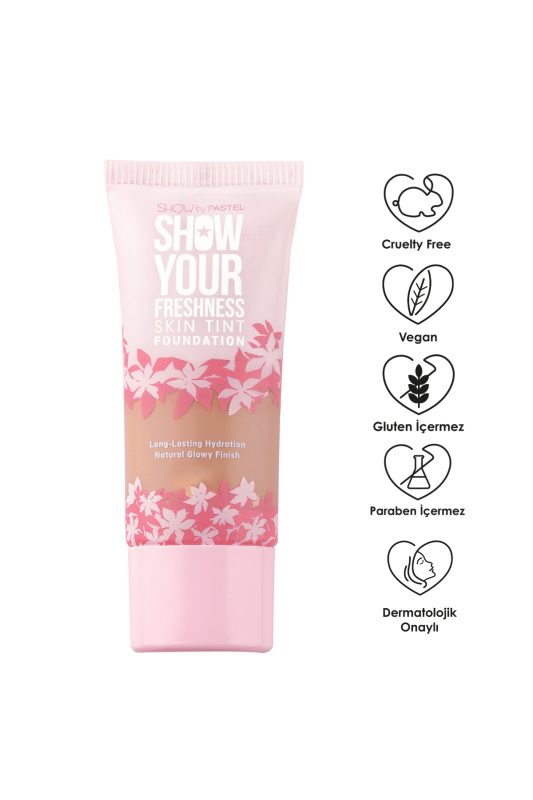 Show By Pastel Show Your Freshness Skin Tint Foundation - Fondöten 505 Caramel - 3