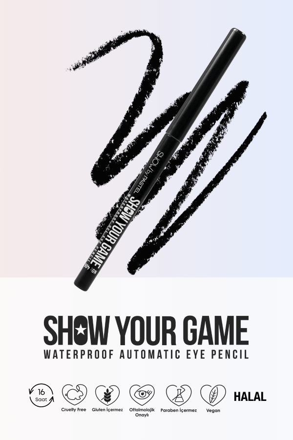 Show By Pastel Show Your Game Waterproof Gel Eye Pencil - Suya Dayanıklı Jel Göz Kalemi 406 - 9