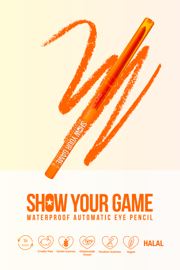 Show By Pastel Show Your Game Waterproof Gel Eye Pencil - Suya Dayanıklı Jel Göz Kalemi 407 - 9