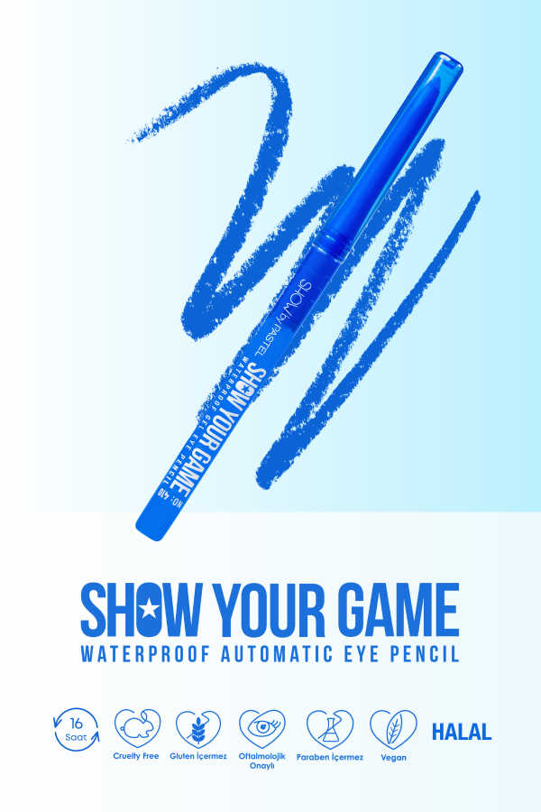 Show By Pastel Show Your Game Waterproof Gel Eye Pencil - Suya Dayanıklı Jel Göz Kalemi 410 - 9