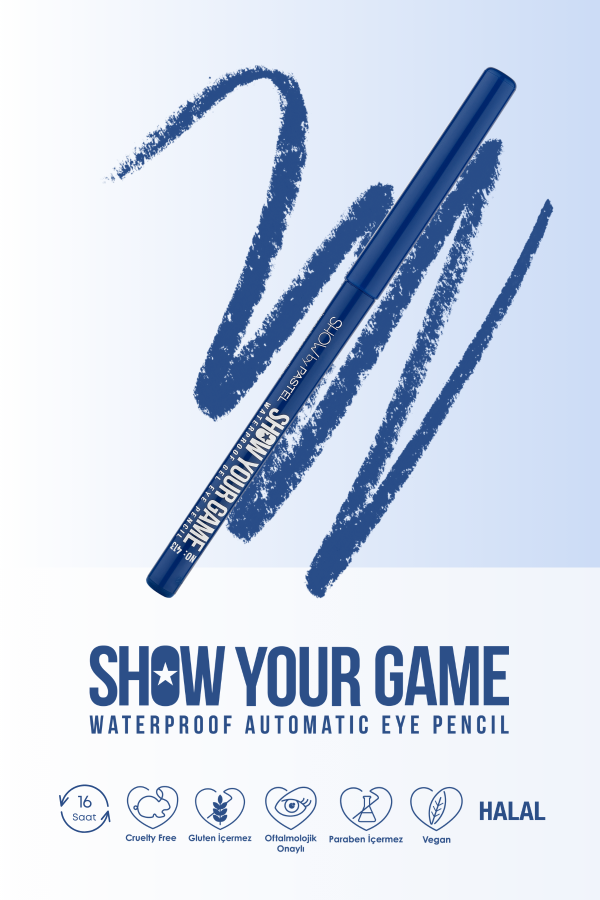 Show By Pastel Show Your Game Waterproof Gel Eye Pencil - Suya Dayanıklı Jel Göz Kalemi 413 - 9