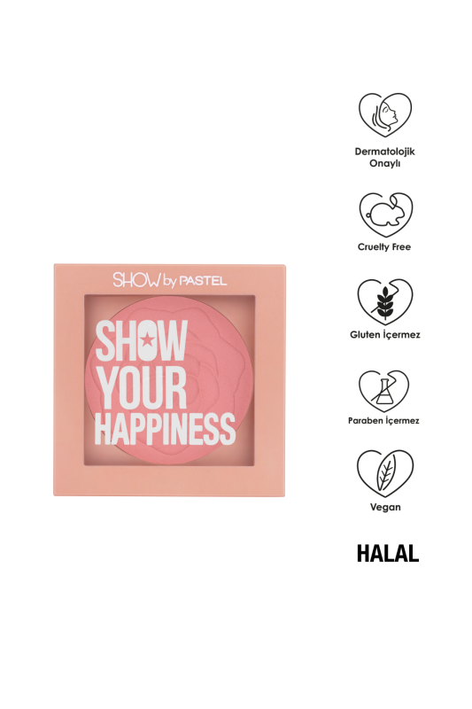 Show By Pastel Show Your Happiness Blush - Allık 201 Cute - 3