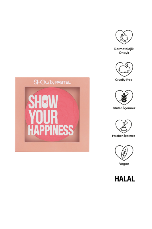 Show By Pastel Show Your Happiness Blush - Allık 202 Colorful - 3