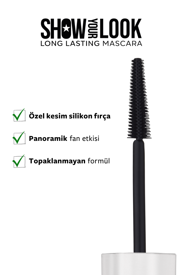 Show By Pastel Show Your Look 24H Long Lasting Mascara - Maskara Yeni Yıl - 6