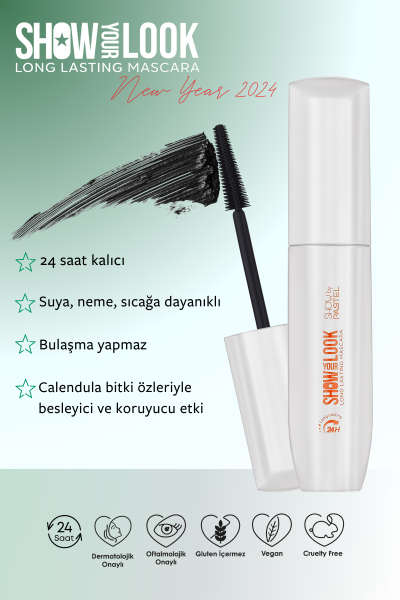 Show By Pastel Show Your Look 24H Long Lasting Mascara - Maskara Yeni Yıl - 14