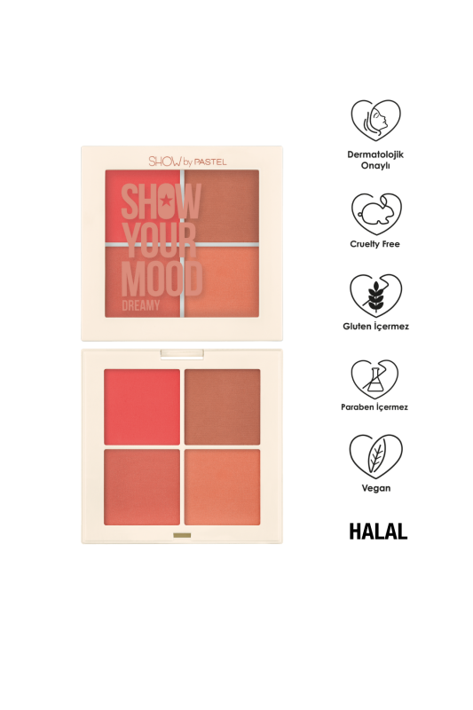 Show By Pastel Show Your Mood Blush Set - Allık Seti 442 Dreamy - 4