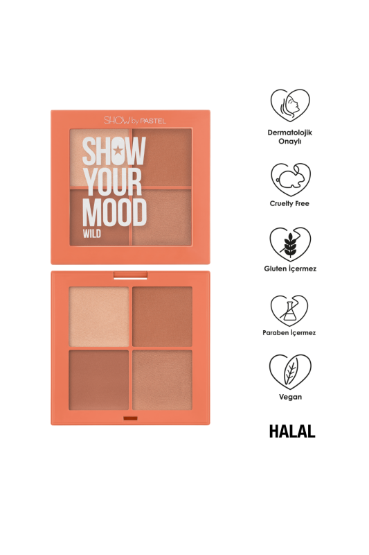 Show By Pastel Show Your Mood Blush Set - Allık Seti 441 Wild - 4