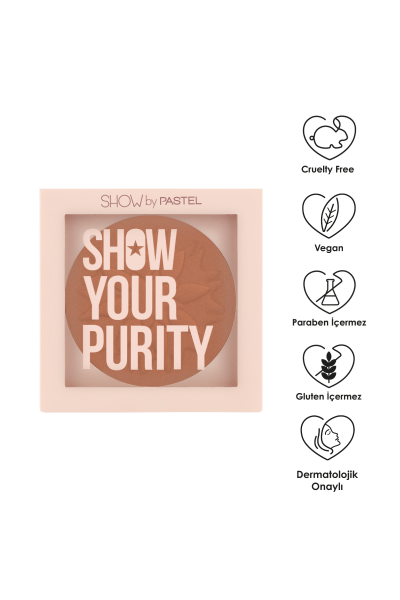 Show By Pastel Show Your Purity Powder - Pudra 104 - Warm Tan - 3